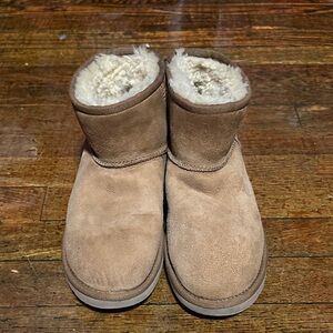 UGG Tan Ankle Boots, size 8